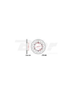 Cremalheira de aço JT 460 com 51 dentes