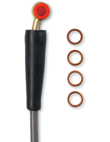 Durite de frein avant métal-Rm85 Moose Racing Hp S01-1035