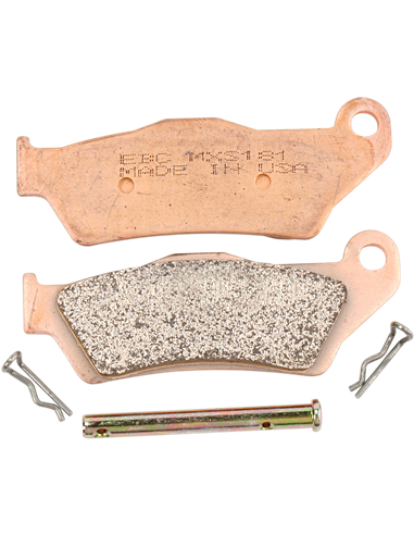 Pastillas de freno de competición sinterizadas Metal EBC MXS181