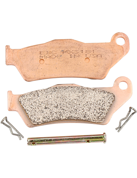 Pastillas de freno de competición sinterizadas Metal EBC MXS181