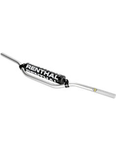 Guiador Renthal diâmetro 22mm 790 Cr Low Slv 790-02-SI-01-185