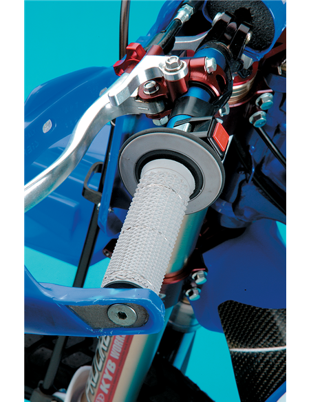 Poignées Renthal D / C 1/2 Waffle Grey G151