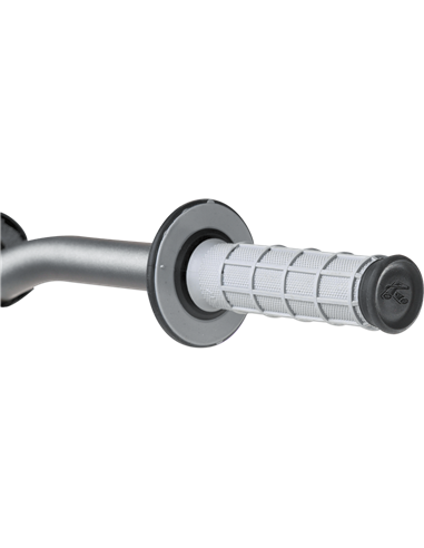 Poignées Renthal D / C Full Waffle Grey G152