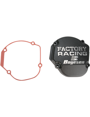 Bouchon d'allumage en aluminium Boyesen Factory Racing noir SC-02AB