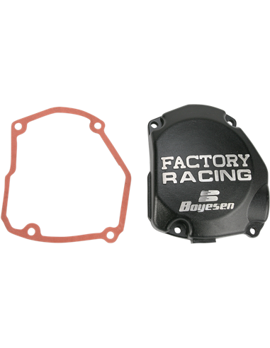 Bouchon d'allumage en aluminium Boyesen Factory Racing noir SC-21CB