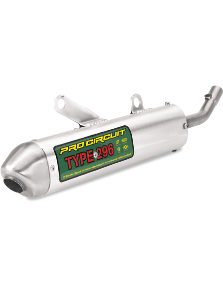 Silenciador d'escapament Tipus 296 amb anti espurnes PRO CIRCUIT SH96080-296