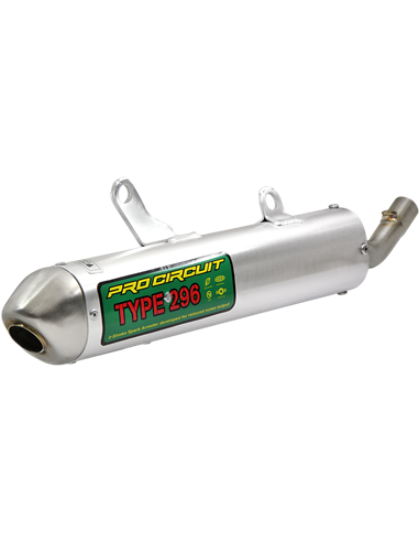 Silenciador de escape Tipo 296 con anti chispas PRO CIRCUIT SY03250-296
