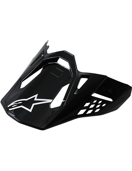 Visière SM 10 / S-M8 Noir Brillant Alpinestars 8981019-1180-Os