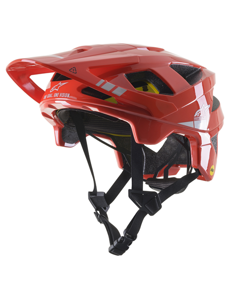 Casco V-Tech A2 Rojo/Gy S (Casco de Bicicleta Adulto) Alpinestars 8700621-3199-S