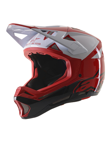 Casque M-Cosmos Rd/Wt Xs (Casque de Vélo Adulte) Alpinestars 8803020-3182-XS