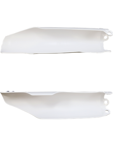 Honda CR125R,CR250R - Protetores de forquilha Branco - Modelos 2004-07 Polisport 8351700001
