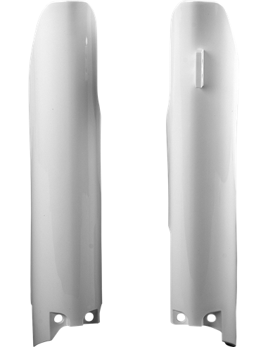 Suzuki RM125, RM250 - Protections de Fourche Blanc - Modèles 2007-08 Polisport 8398300001