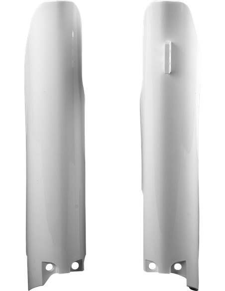 Suzuki RM125, RM250 - Protetores de forquilha Brancos - Modelos 2007-08 Polisport 8398300001