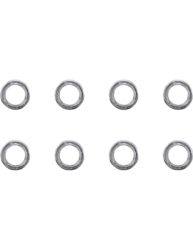 Suzuki RMZ250 - Protetores de forquilha Brancos - Modelos 2004-06 Polisport 8398000001