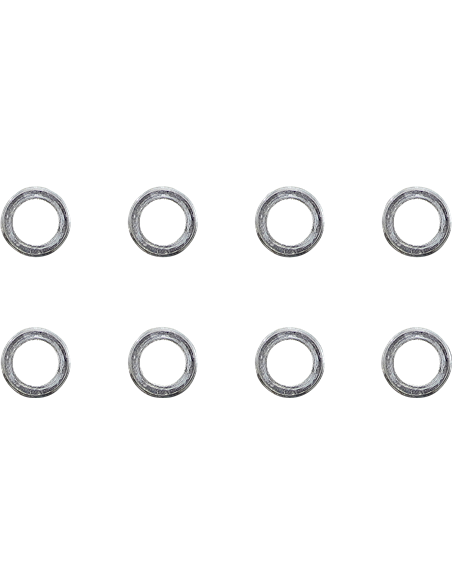 Suzuki RMZ250 - Protetores de forquilha Brancos - Modelos 2004-06 Polisport 8398000001