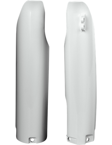 Yamaha YZ125/250, YZ250F,YZ450F - Protections de Fourche blanc - Modèles 2005-07 Polisport 8398100001