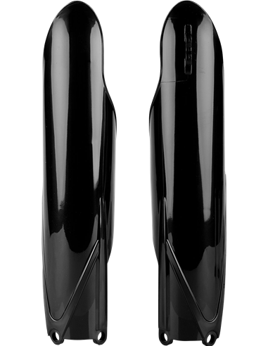 Yamaha YZ125/250, YZ250FX - Fork Guards Black - 2015-20 Models Polisport 8352000002