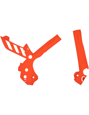KTM SX,SX-F,XC,XC-F - Protector de Chasis Naranja - Modelos 2011-15 Polisport 8466500002