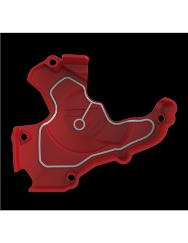 Honda CRF450R - Protecteur Couvercle Allumage Rouge - Modèles 2010-16 Polisport 8461200002