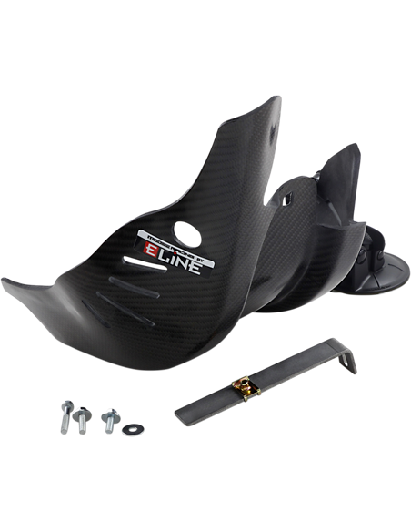 Cubrecárter en fibra de carboni Yam Moose Racing Hp Ysp25019F