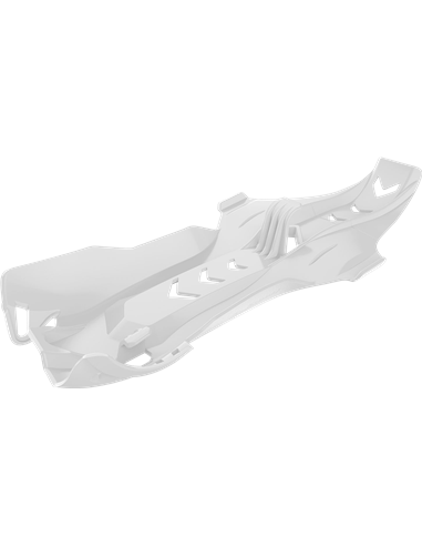 KTM 250 SX - Fortress Skid Plate with Linkage Guard White - 2006-16 Models Polisport 8469000003