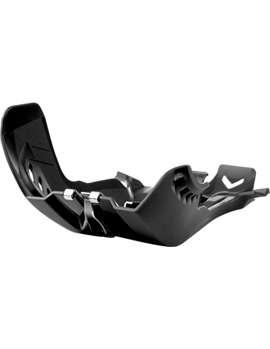 KTM 250 SX - Fortress Skid Plate with Linkage Guard Black - 2019-20 Models Polisport 8472100001