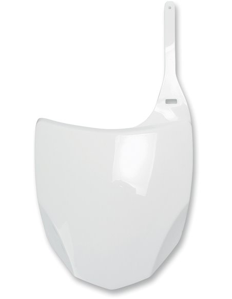 Porta-nombre davanter UFO-Plast Kawasaki blanc KA03797-047