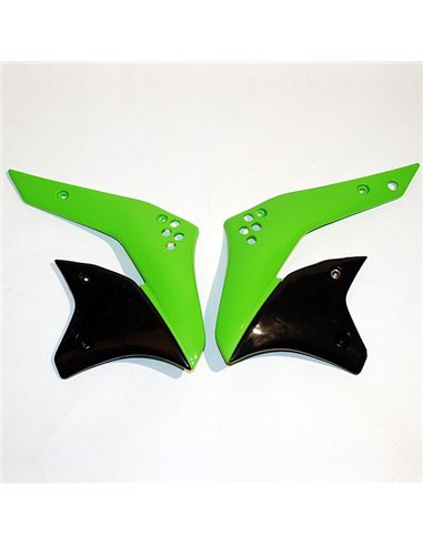 Bouchons de radiateur Kawasaki Kxf250 noir-Kx-vert Ka03783-026 UFO-Plast