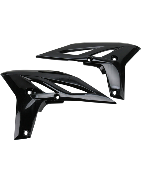 Tampas do radiador Yamaha Yzf-Wrf pretas Ya04828-001 UFO-Plast