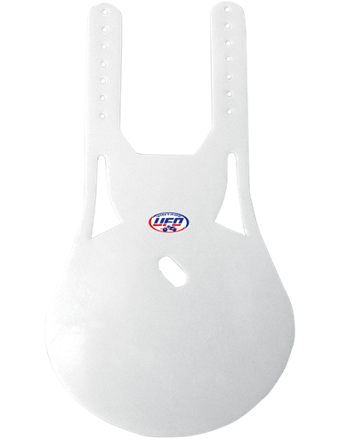 Vintage Uni Front Oval Number holder front cover (76-83) white UFO-Plast ME08047-W