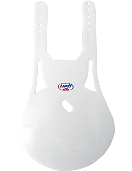 Vintage Uni Front Oval Tapa frontal porta-número (76-83) blanco UFO-Plast ME08047-W