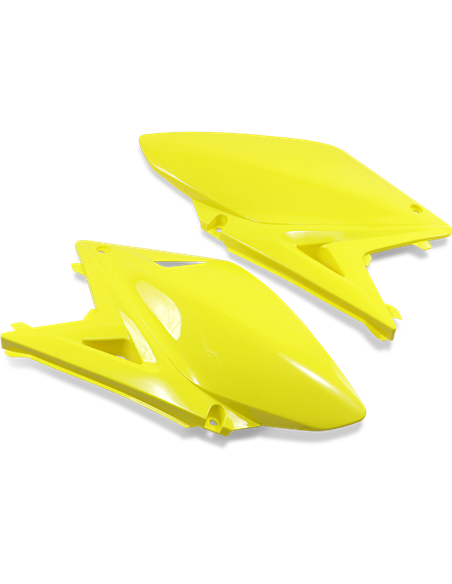 Caches latéraux arrière UFO-Plast Suzuki jaune SU04929-102