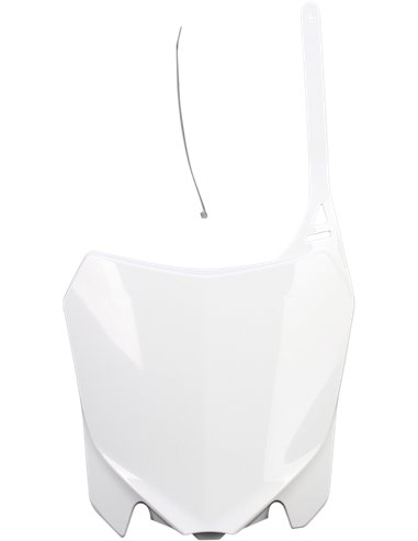 Front number holder UFO-Plast Honda white HO04656-041