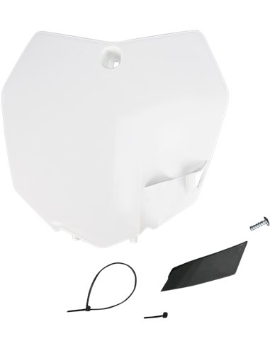 Porte-numéro de couvercle avant Ktm Sx-Sx-F blanc Kt04051-047 UFO-Plast