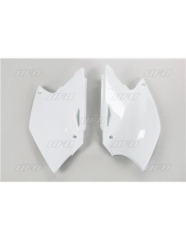 Tampas laterais Suzuki Rmz250 branco Su03932-041 UFO-Plast