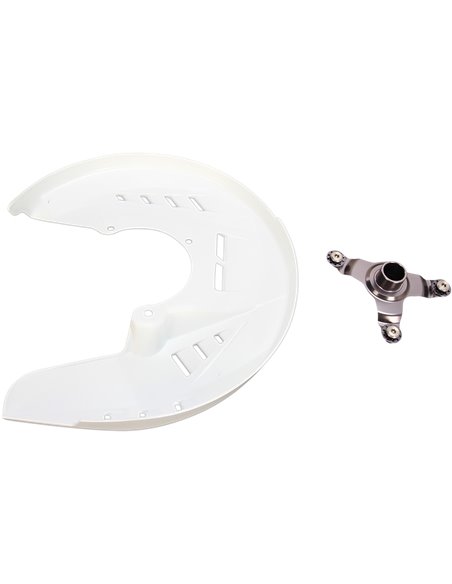 Protector de disco delantero Kit Kawasaki Kxf250-450 blanco Ka04741-041 UFO-Plast