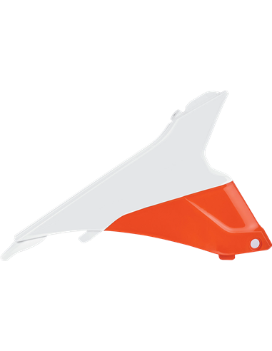 KTM SX-F,XC-F - Airbox Covers White and Orange - 2013-15 Models Polisport 8455100001