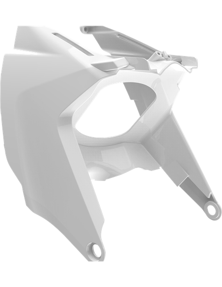 Tapa de caja del filtro y panel Tapa frontal portanúmeros lateral en plástico de recambio para Honda SX65 16-21 WH Polisport 860