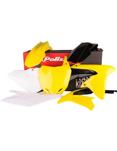 Kit plastique RMZ450 08-17 OEM13 Polisport 90551