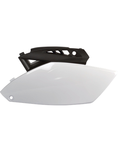 Tampas laterais YZF250 10-13 BK / WH Polisport 8605600001