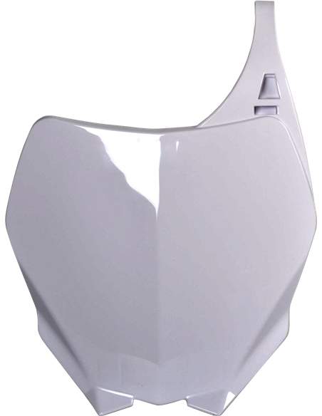 Yamaha YZ125/250 - Portanúmeros Frontal Blanco - Modelos 2006-14 Polisport 8658100001