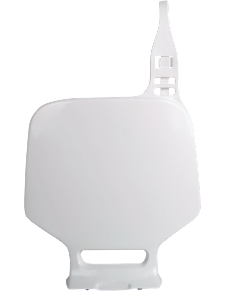 Cache avant Cache avant plaque d'immatriculation Blanc pour Yamaha YZ80 Polisport Models 8662300002