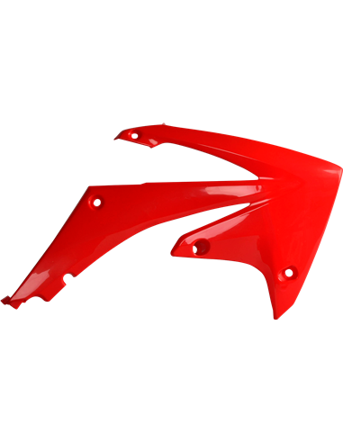 Honda CRF250R - Tampas de Radiador Vermelhas - Modelos 2010-13 Polisport 8412700001