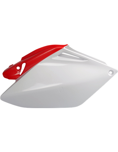 Tapas laterales CRF250 06-09 RD/WH Polisport 8602800001