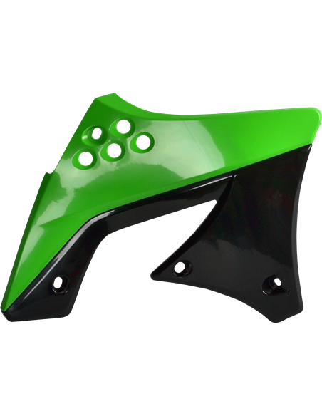 Tampas do radiador KXF250 09-12 GN / BK Polisport 8412800001