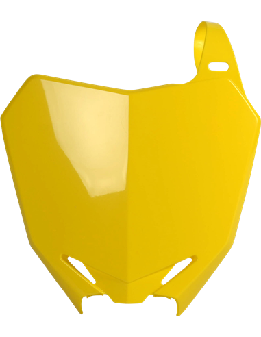 Suzuki RMZ250 - Front Number Plate Yellow - 2010-18 Models Polisport 8659300001
