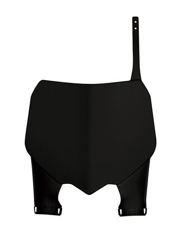 Tapa frontal porta-número W- Fork Protection Honda Crf250-450R negro Ho04654-001 UFO-Plast