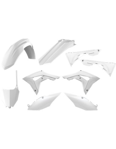 Honda CRF250R - MX Plastic Kit White - 2018-20 Models Polisport 90720