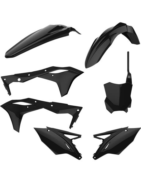 Plastics Kit KXF 250 17-20 BLACK Polisport 90715