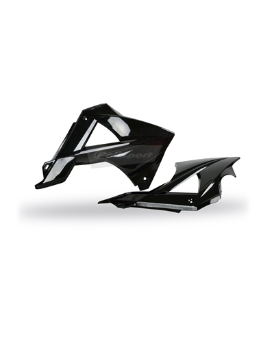 Radiator covers GAS 010 BK Polisport 8413300007
